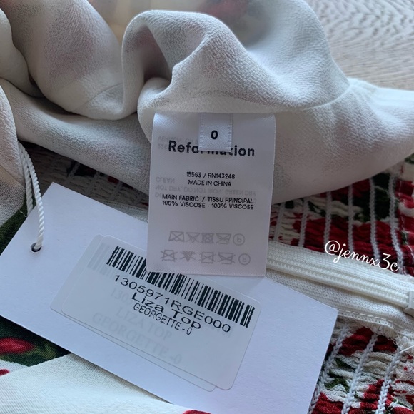 ❌[SOLD]❌Reformation Liza Top || Georgette - Picture 15 of 16